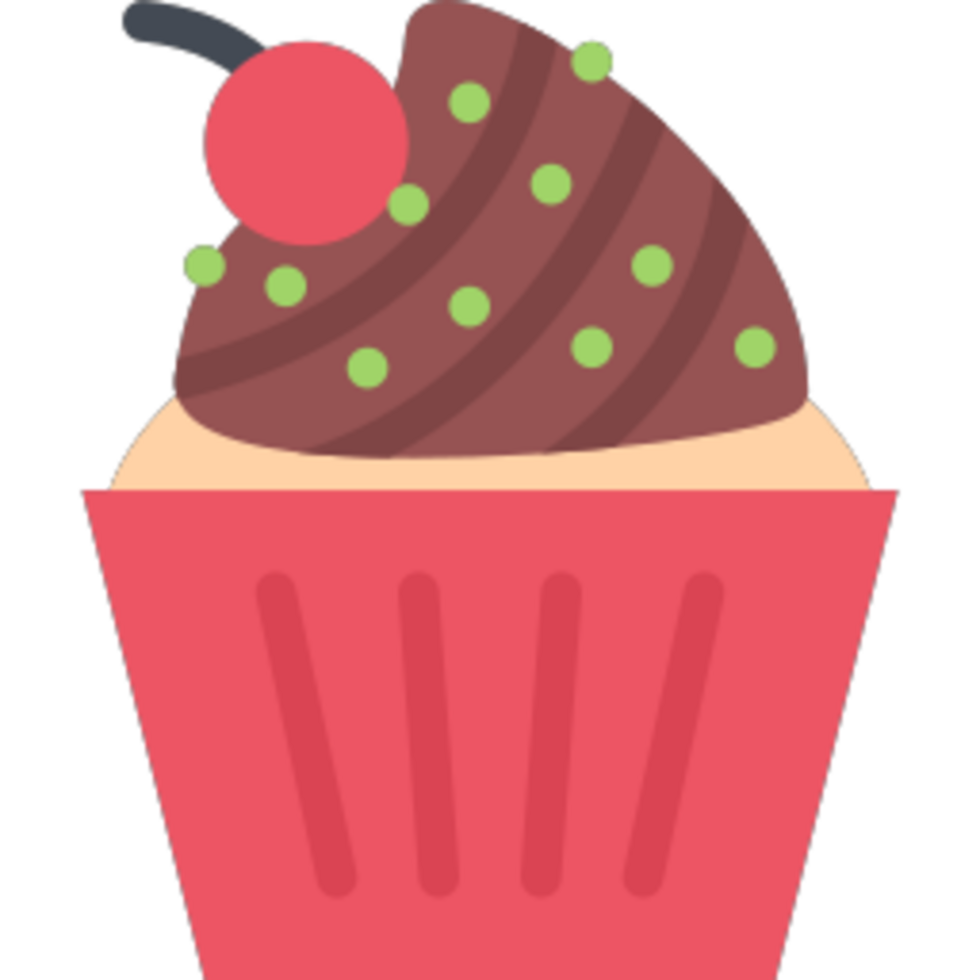 Muffins illustration design png