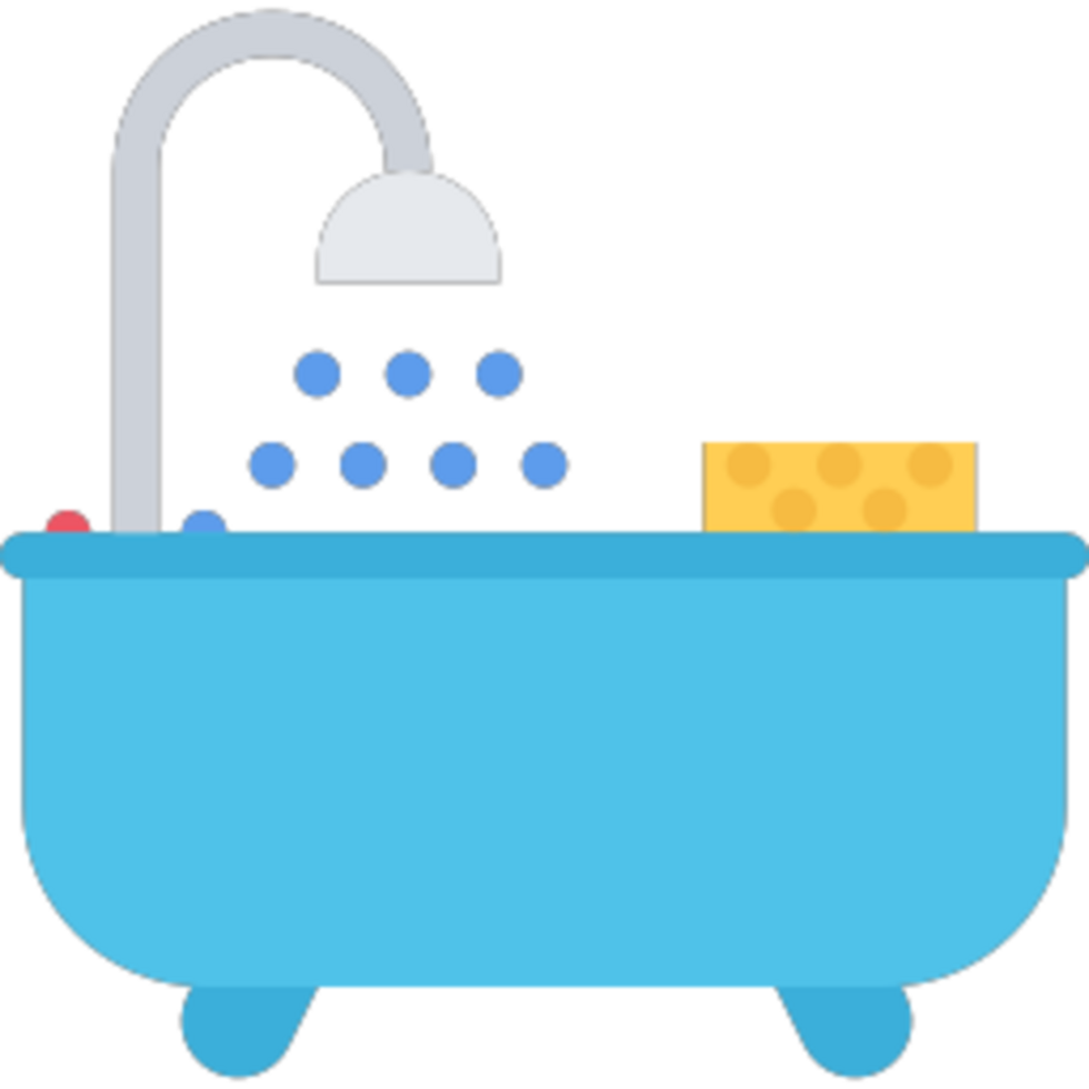 bañera ilustración diseño png