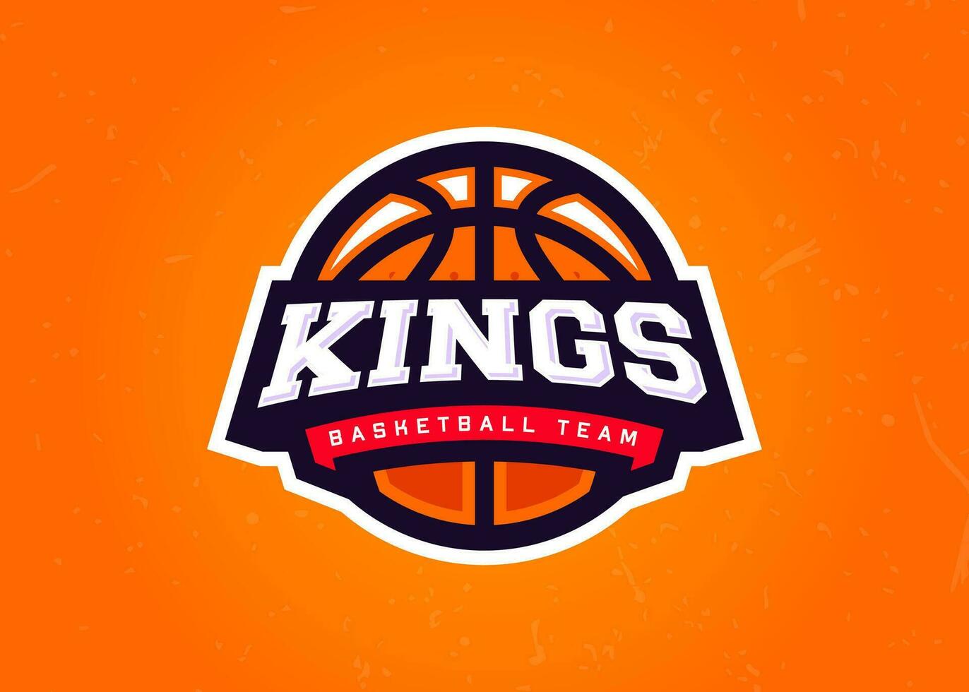 Basketball Sports Logo Template for Sports Team and Tournament vector