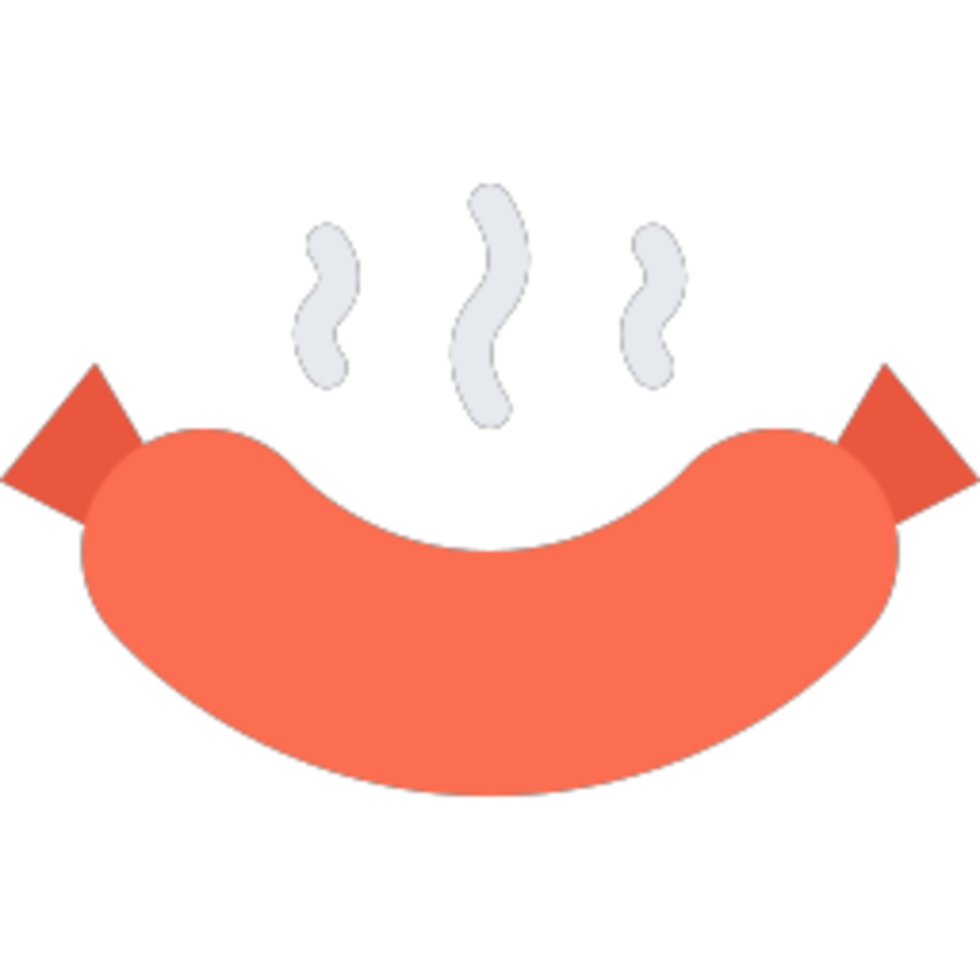 Sausage illustration design png