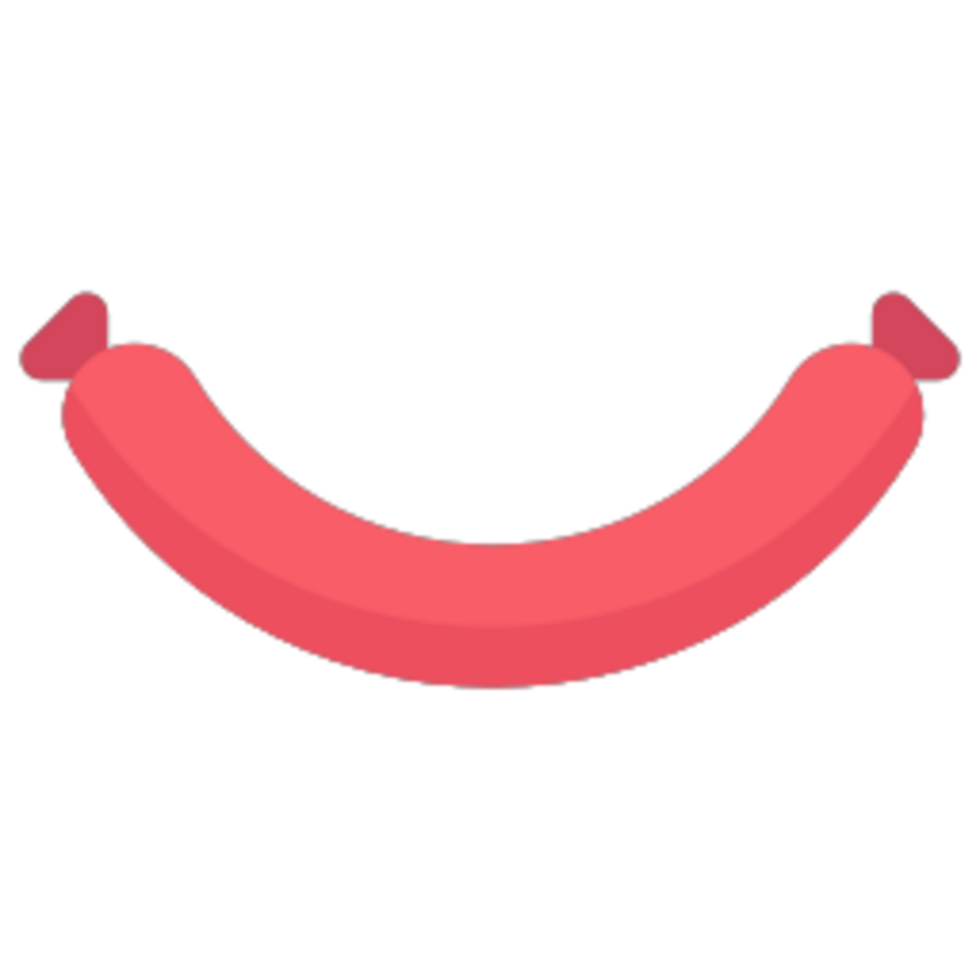 Sausage illustration design png