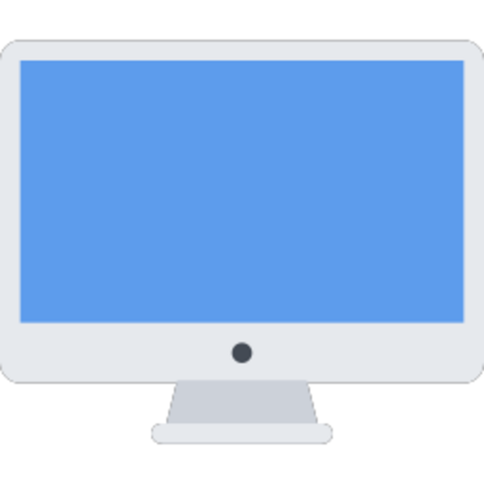 Monitor illustration design png