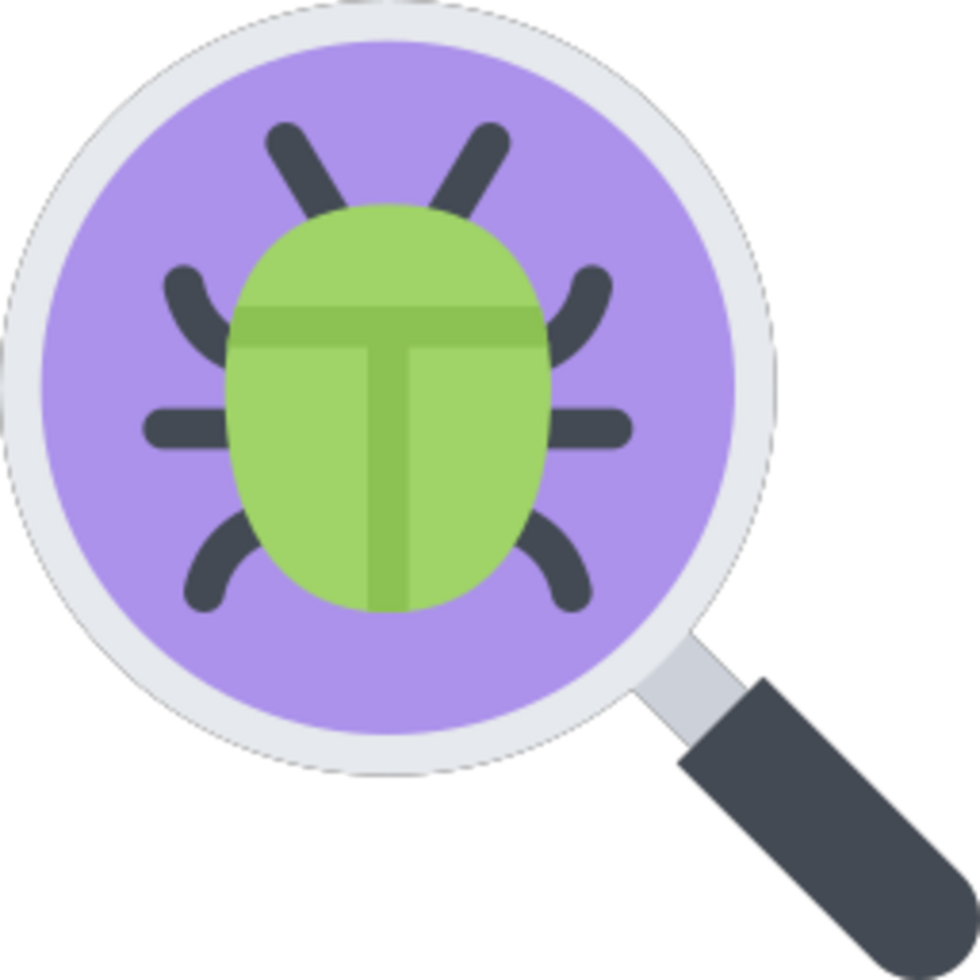 Virus scan illustration design png