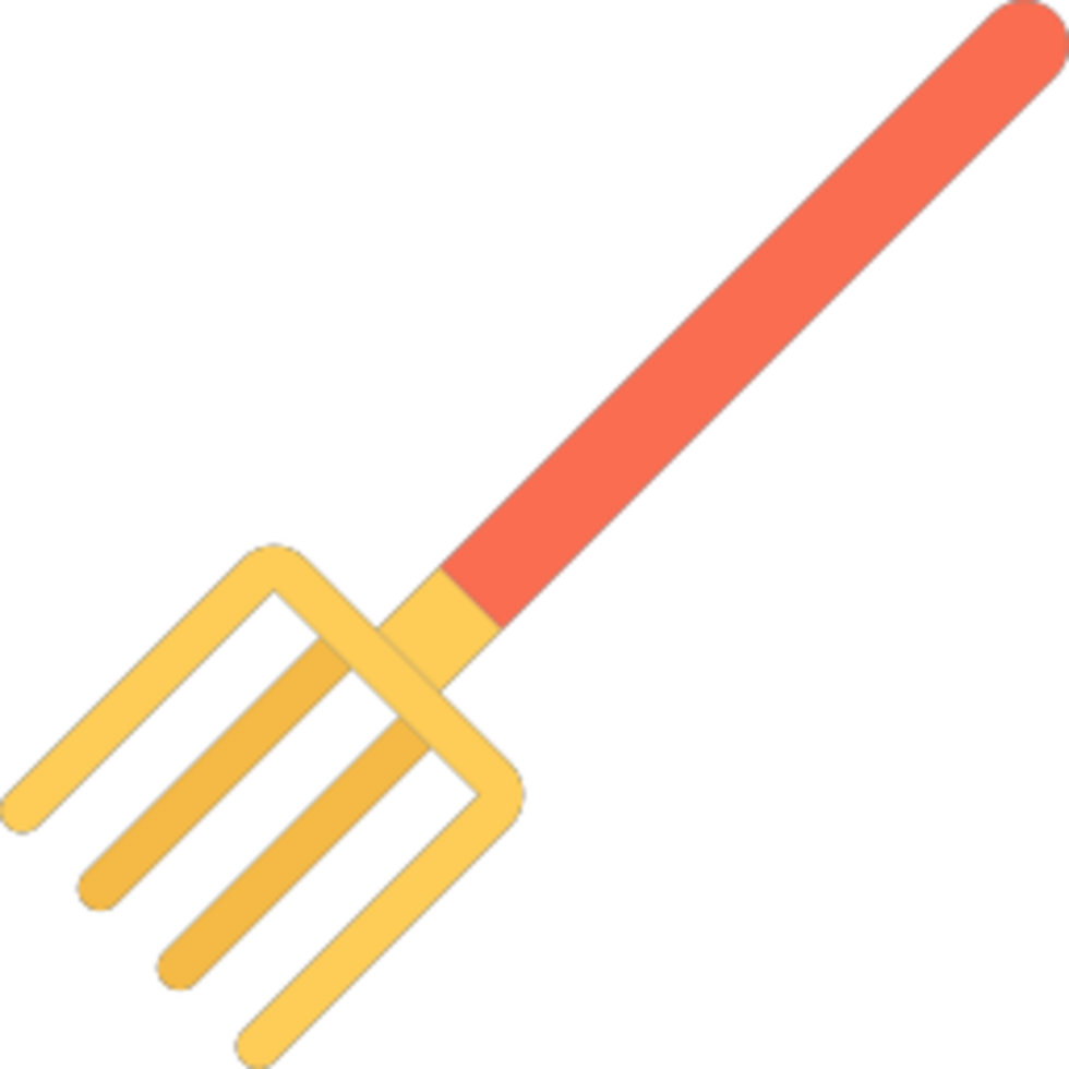Pitchfork illustration design png