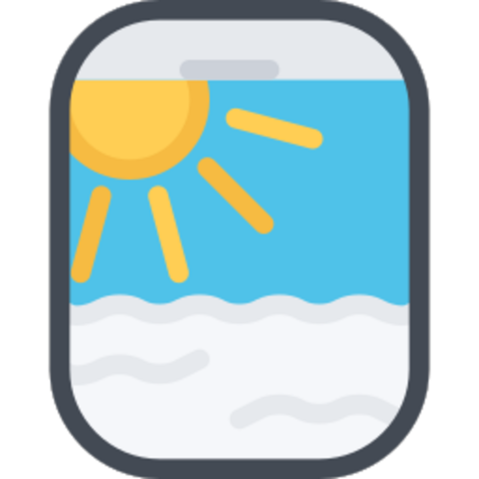 Porthole airplane illustration design png