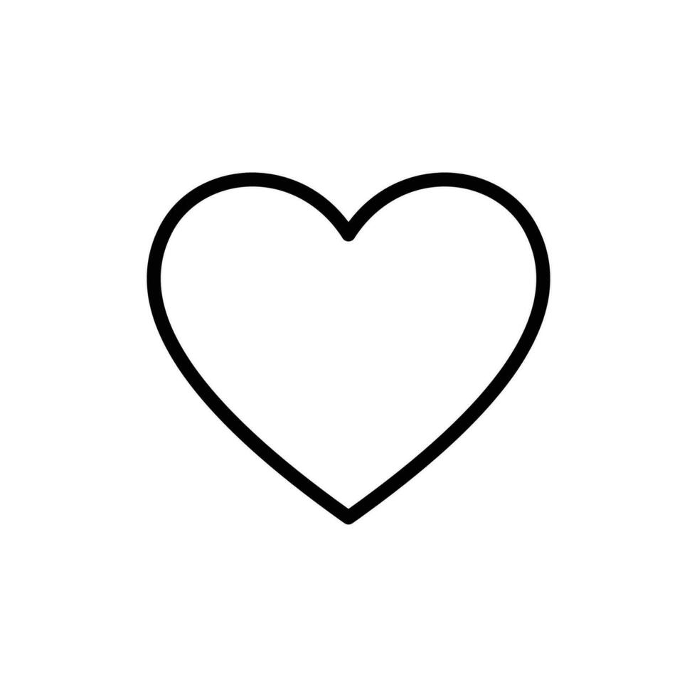 heart icon vector design template simple and clean