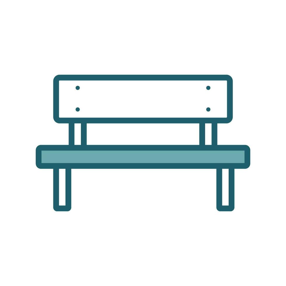 bench icon vector design template simple and clean