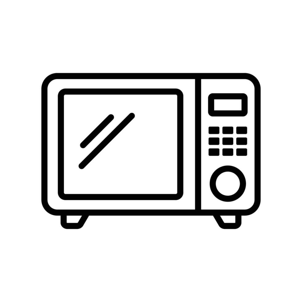 microwave icon vector design template simple and clean