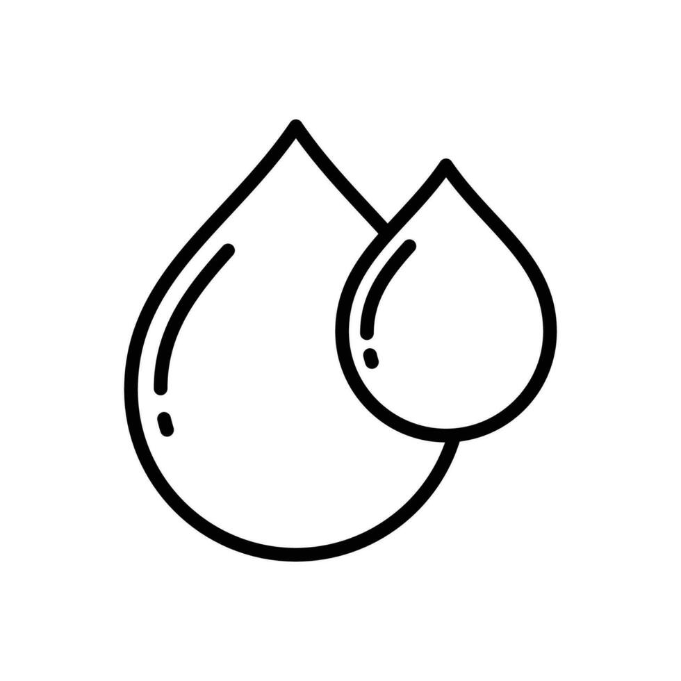agua soltar icono vector diseño modelo sencillo y limpiar