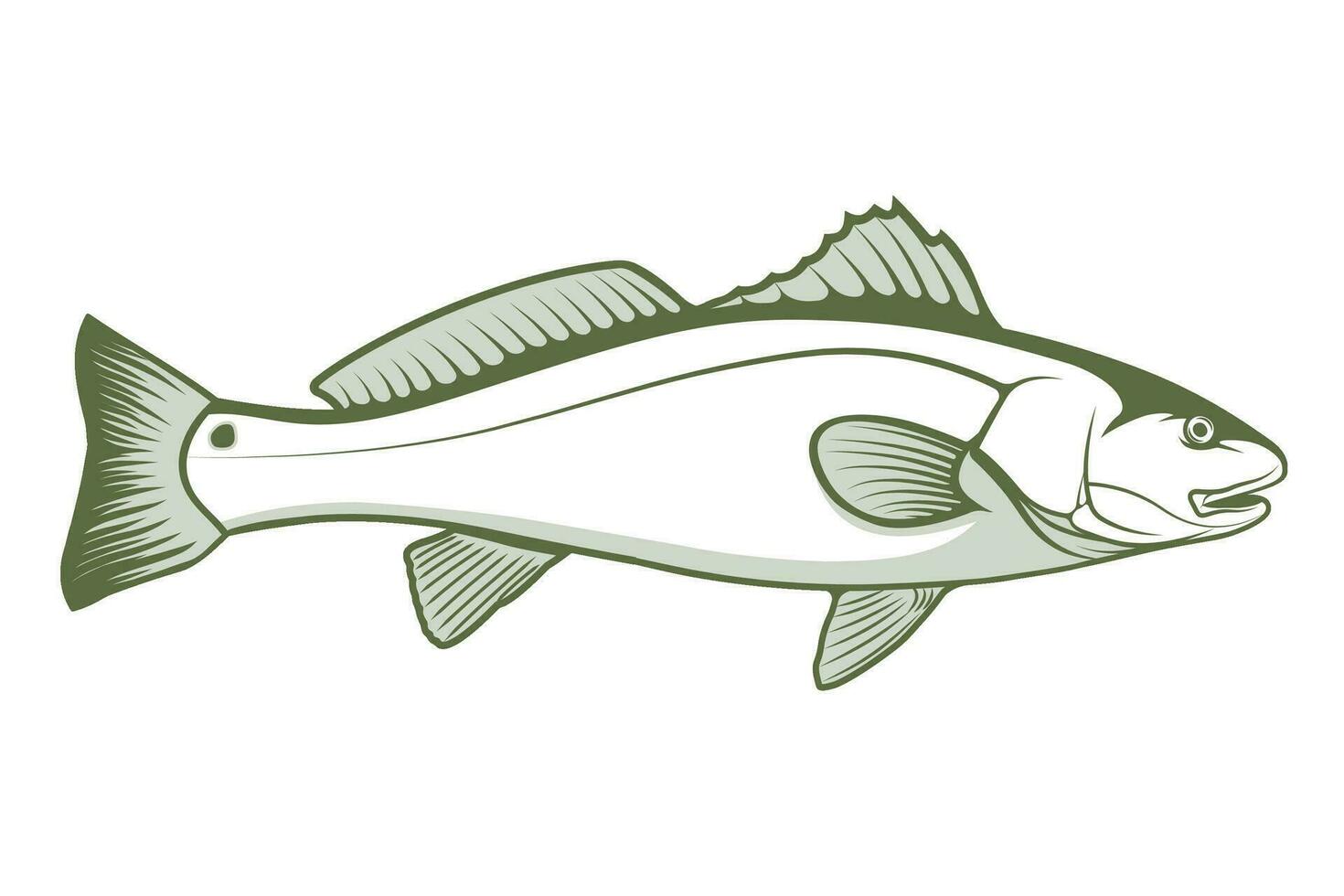 Red Fish Vector Illustration EPS