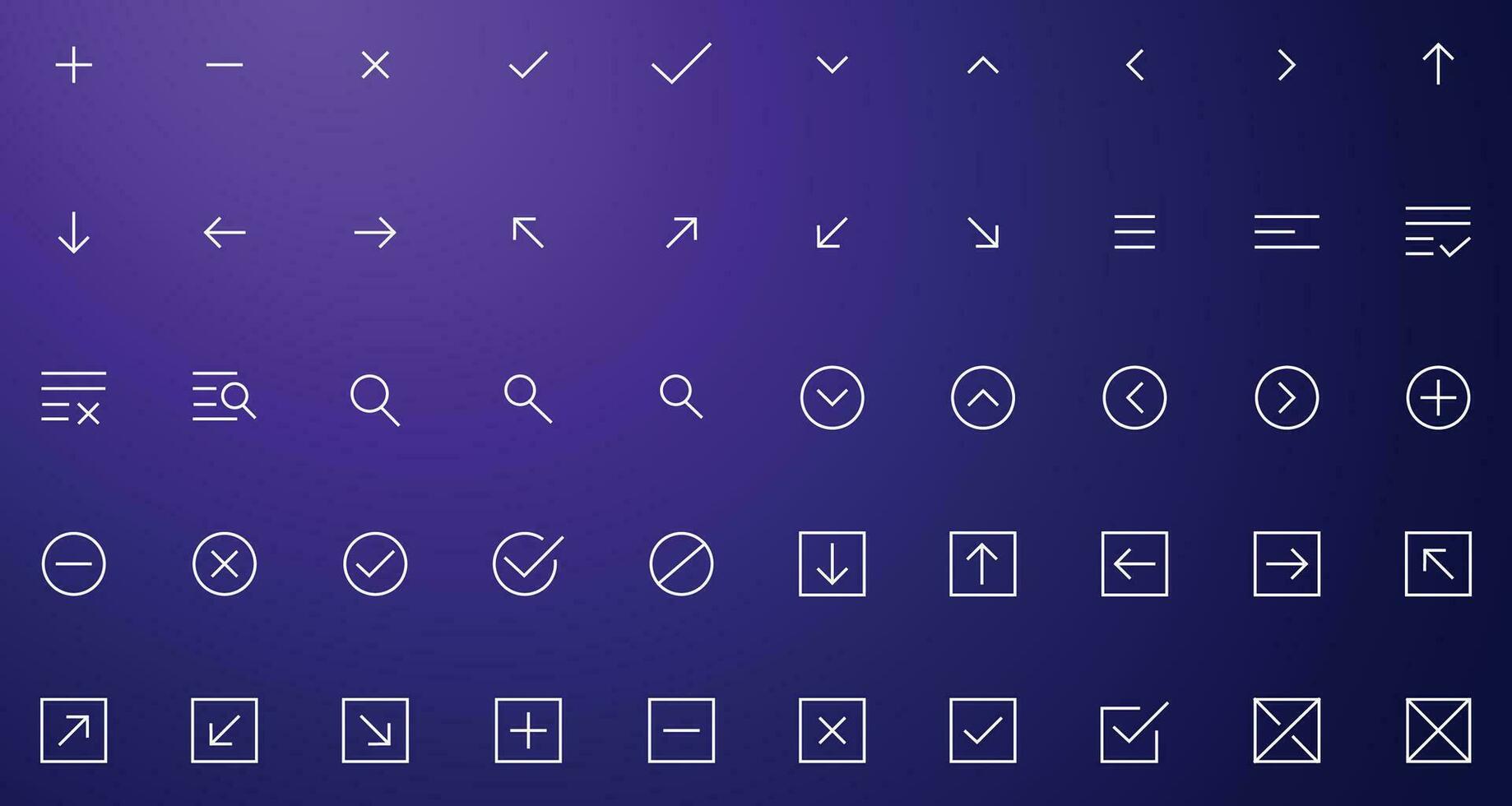 UI Design flat Icon Pack Vector web icons, Basic Ui Icons. Vector illustration