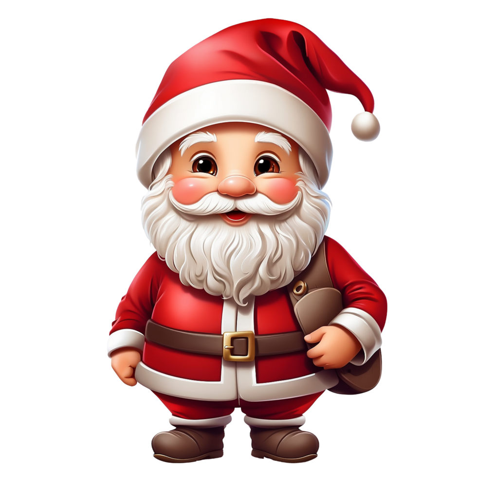 ai generato Natale Santa Claus png