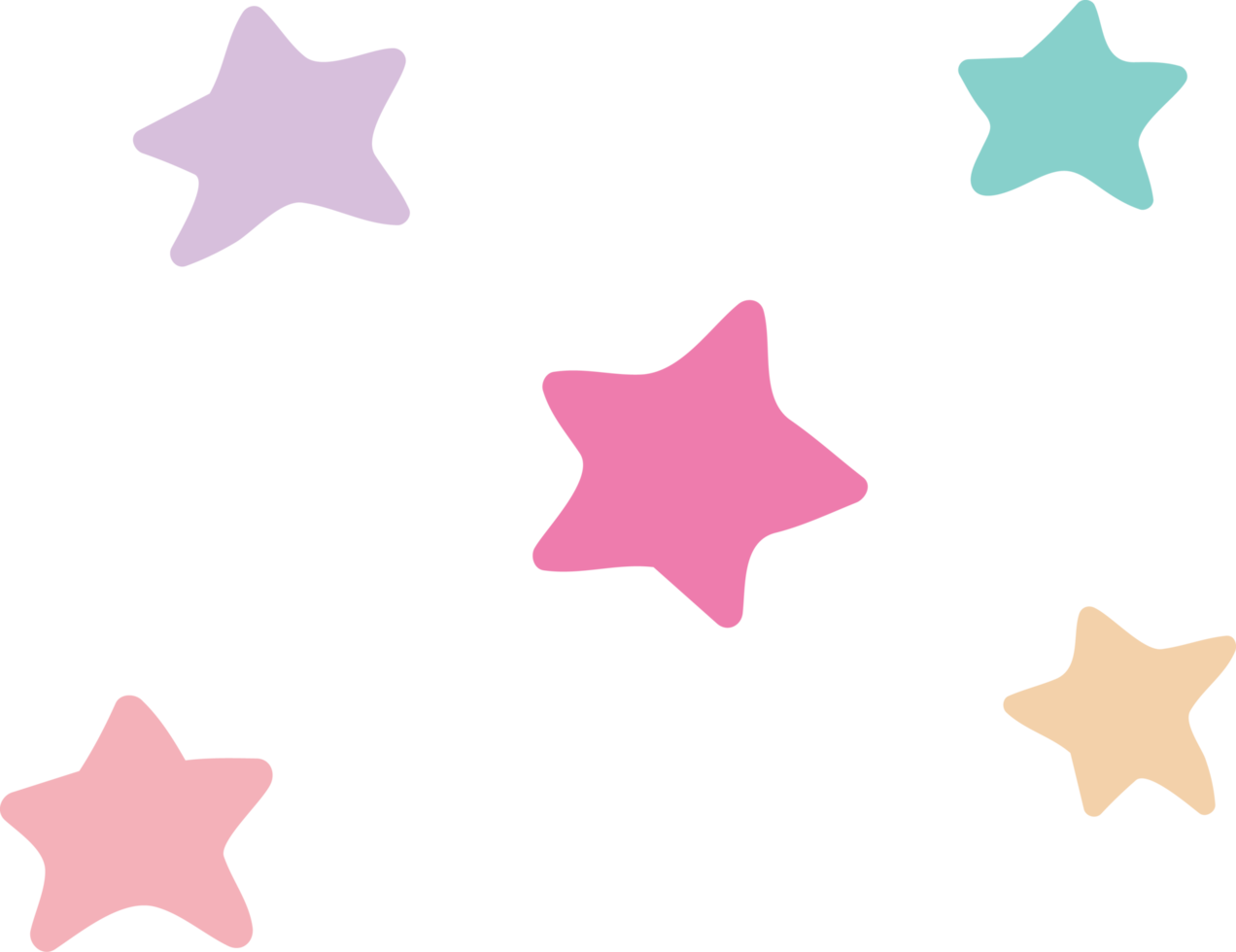 Cute style decor png
