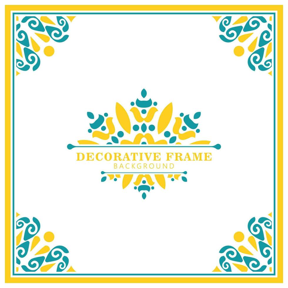 colorful art frame design template 34794864 Vector Art at Vecteezy