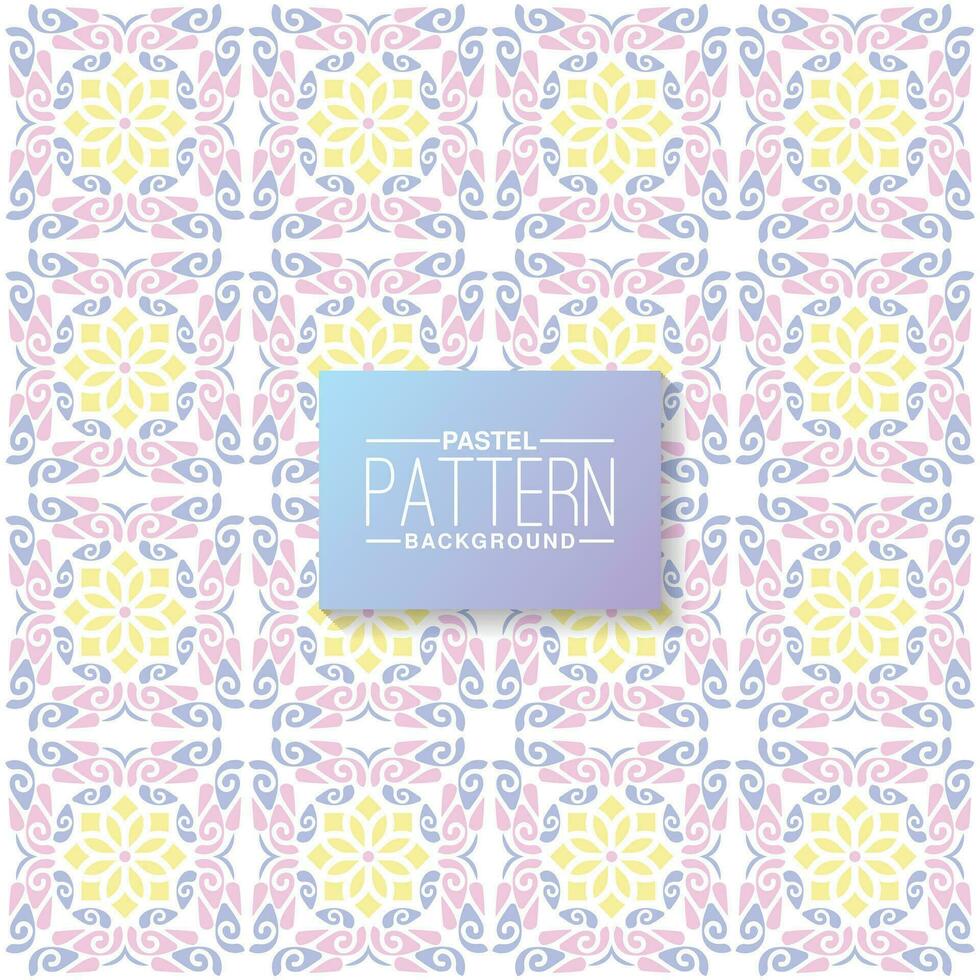 Colorful abstract geometric pattern design vector