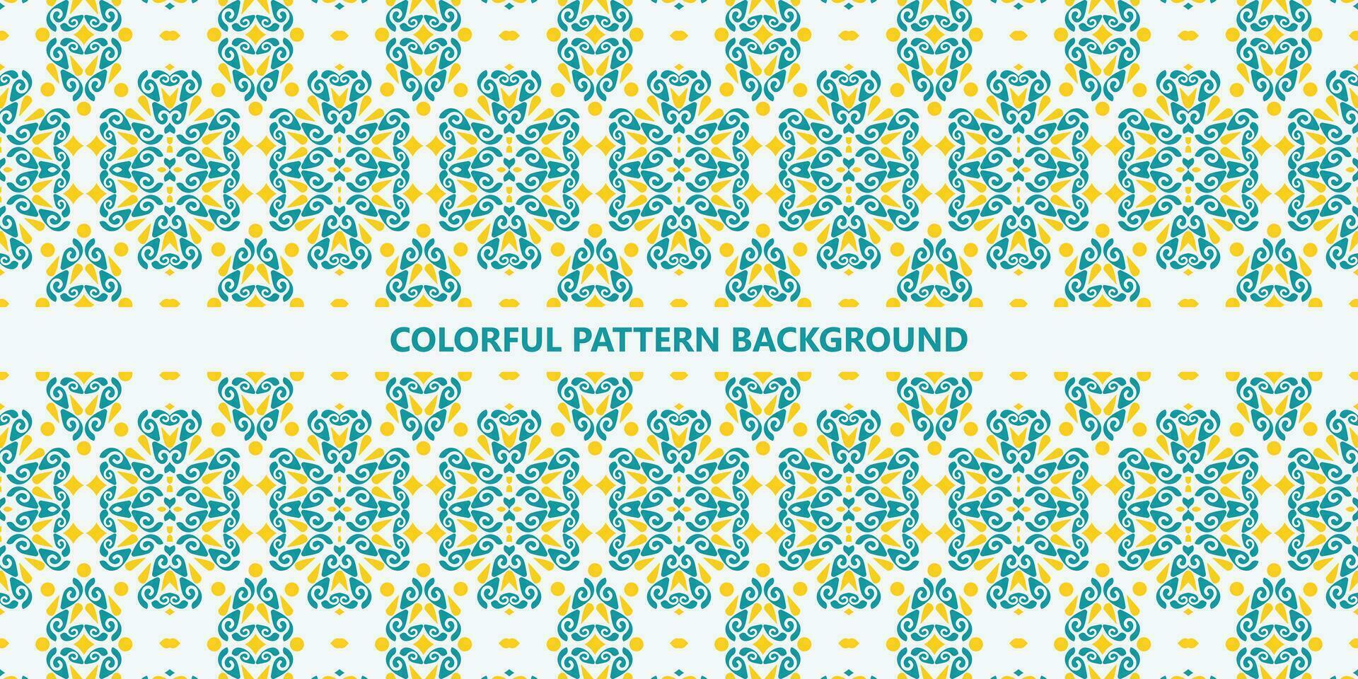 Colorful abstract geometric pattern design vector