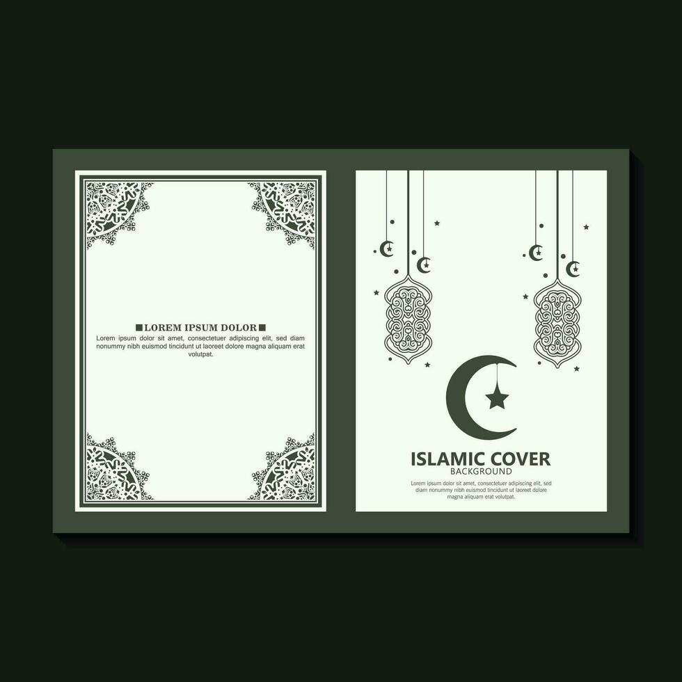 Ramadan Kareem celebration greeting card vector
