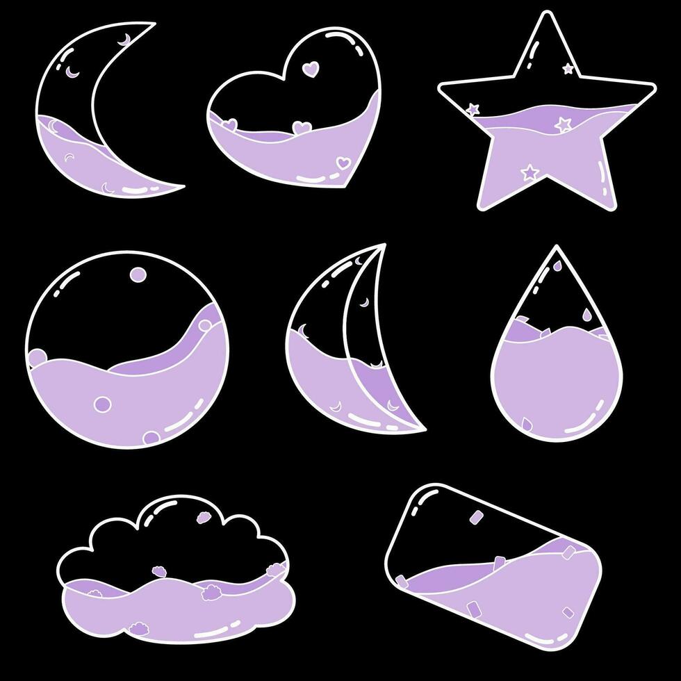 Weather icon kawaii vector