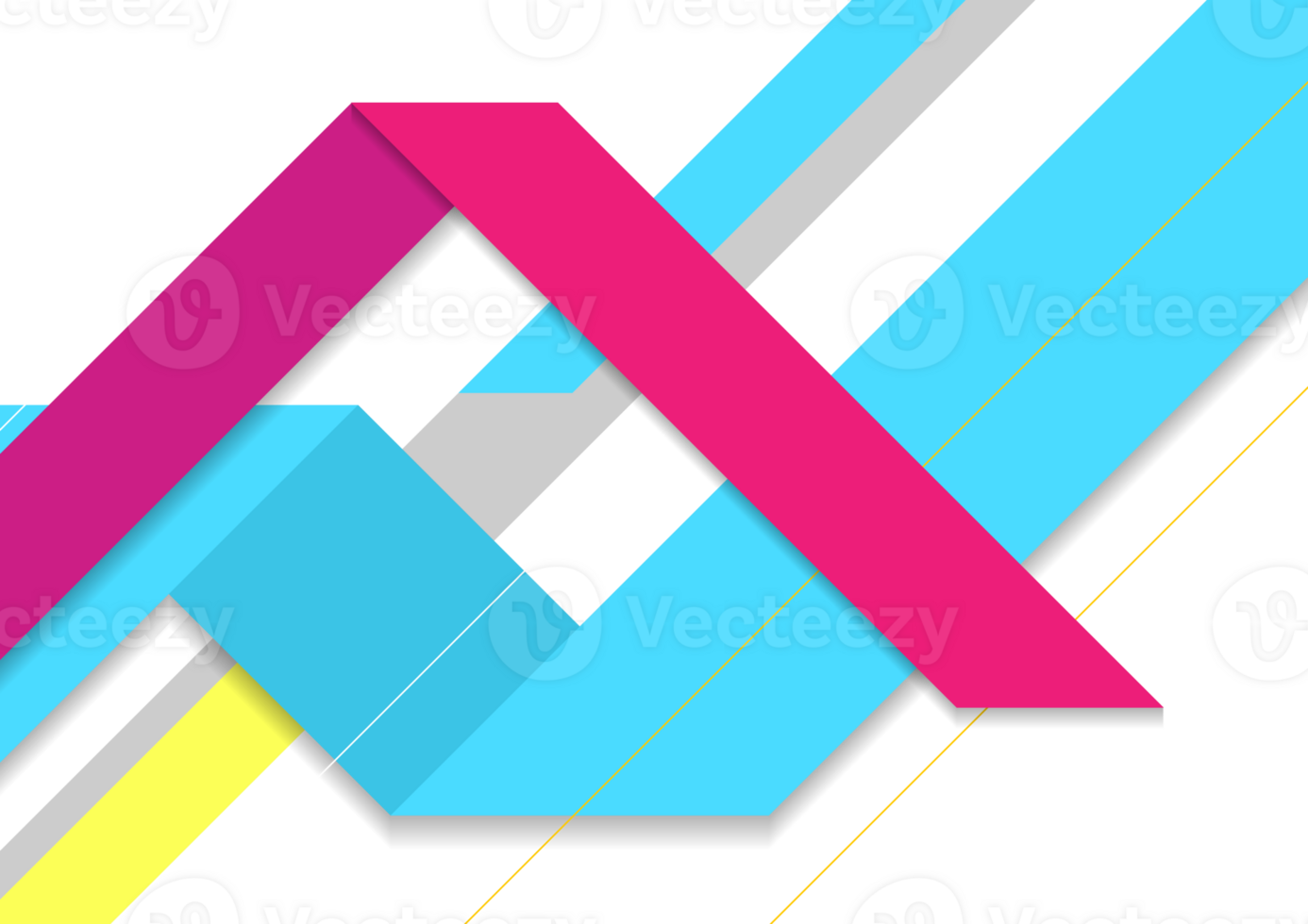Colorful abstract tech minimal background png