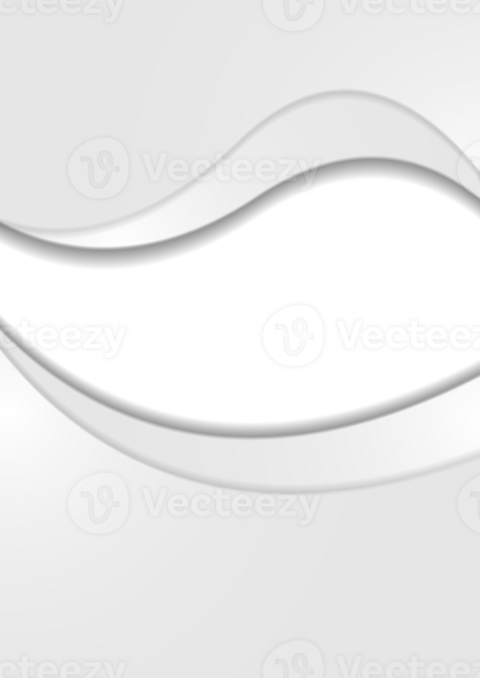 Wavy abstract corporate flyer design png