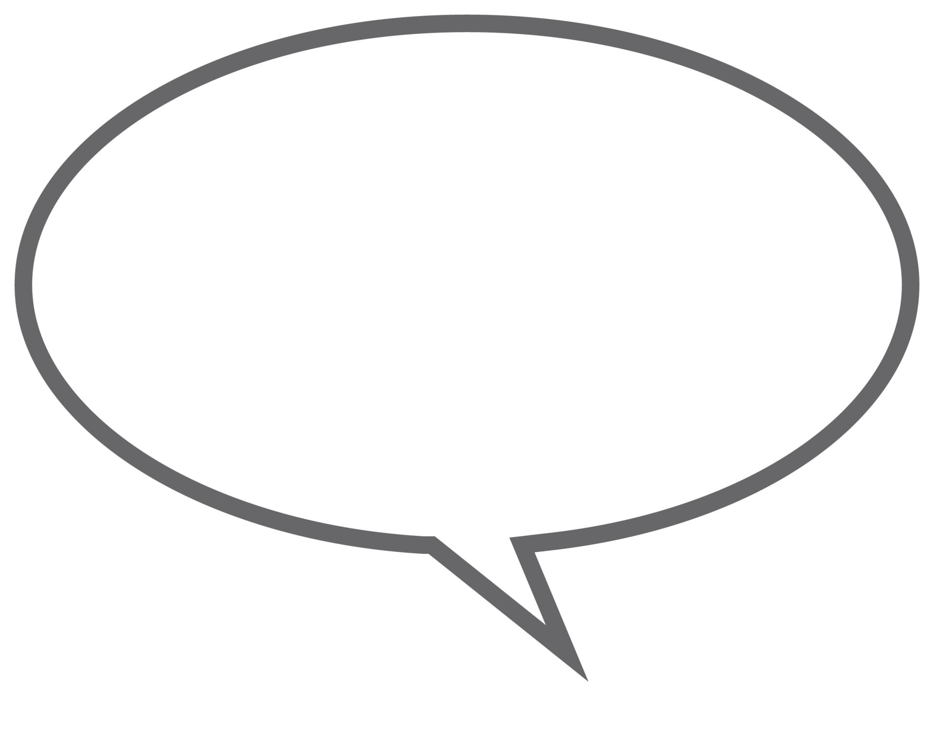 Speak bubble text, chatting box, message box outline cartoon 34798786 PNG