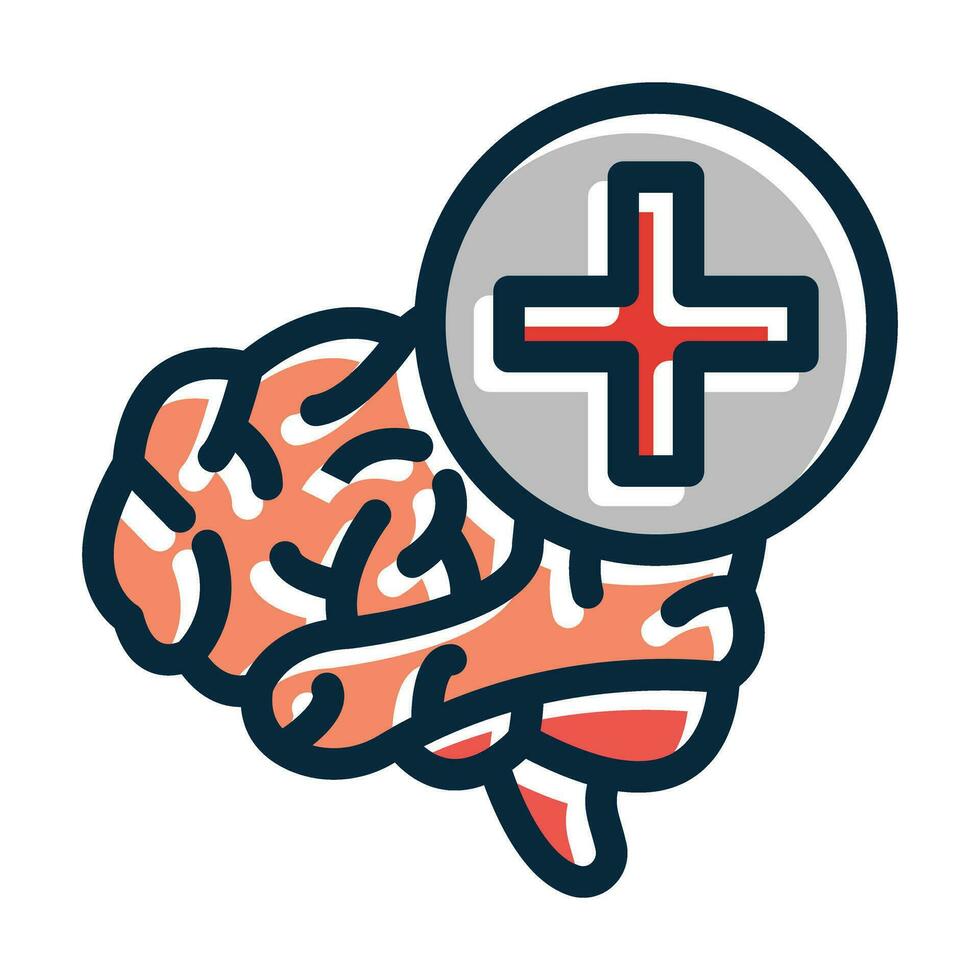 mental salud icono diseño vector