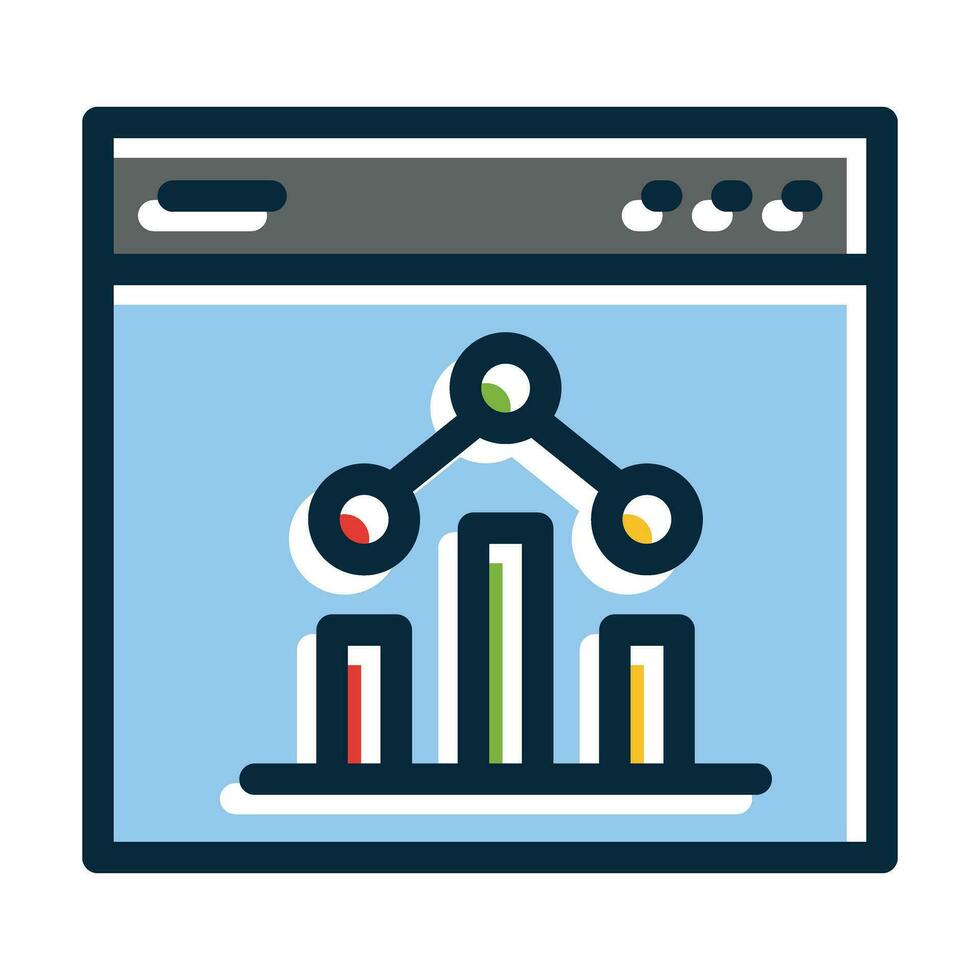 Analytics Icon Design vector