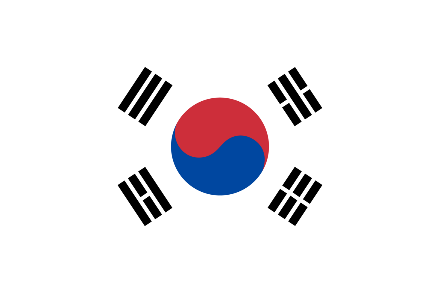 Sud Corée nationale drapeau transparent png 34800604 PNG