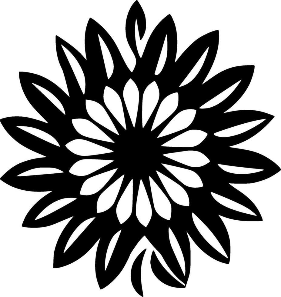 Flower - High Quality Vector Logo - Vector illustration ideal for T-shirt graphic