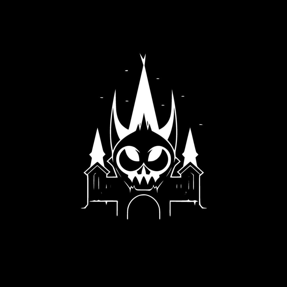 Gothic - Minimalist and Flat Logo - Vector illustration