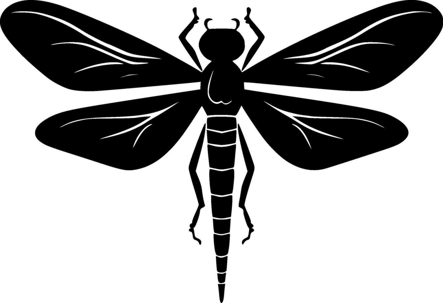 Dragonfly - High Quality Vector Logo - Vector illustration ideal for T-shirt graphic