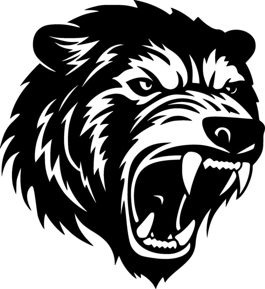 Bear - High Quality Vector Logo - Vector illustration ideal for T-shirt graphic