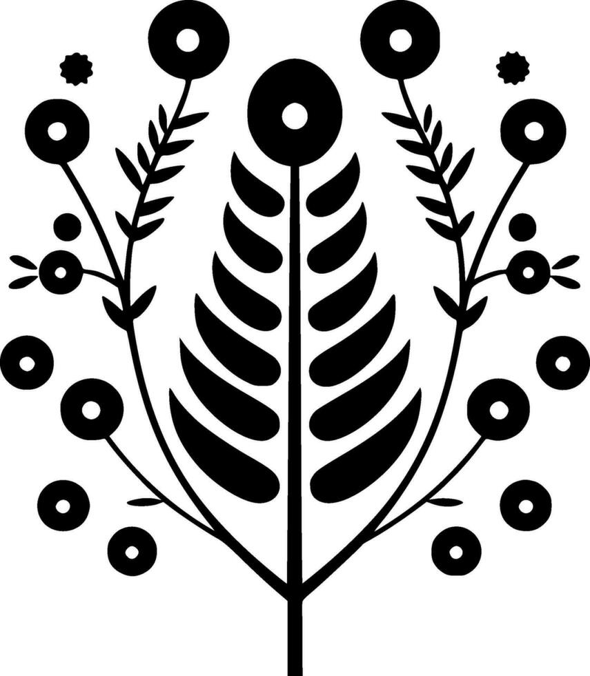 Boho, Minimalist and Simple Silhouette - Vector illustration