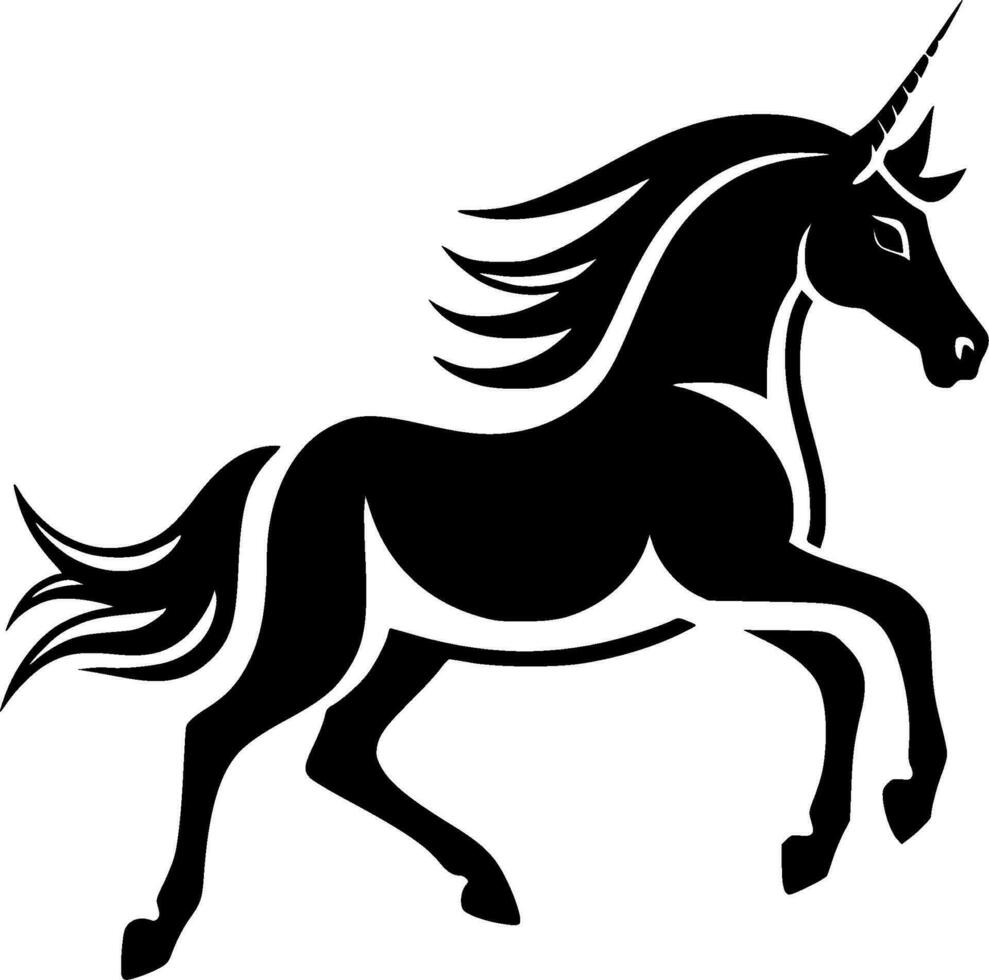 Unicorn - High Quality Vector Logo - Vector illustration ideal for T-shirt graphic