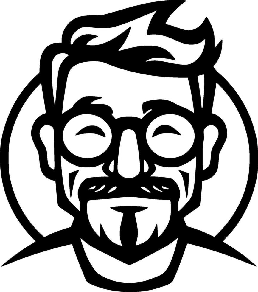 Teacher, Minimalist and Simple Silhouette - Vector illustration