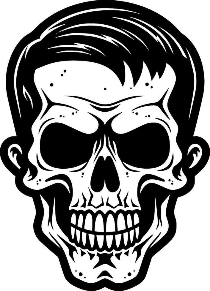 Skull - High Quality Vector Logo - Vector illustration ideal for T-shirt graphic