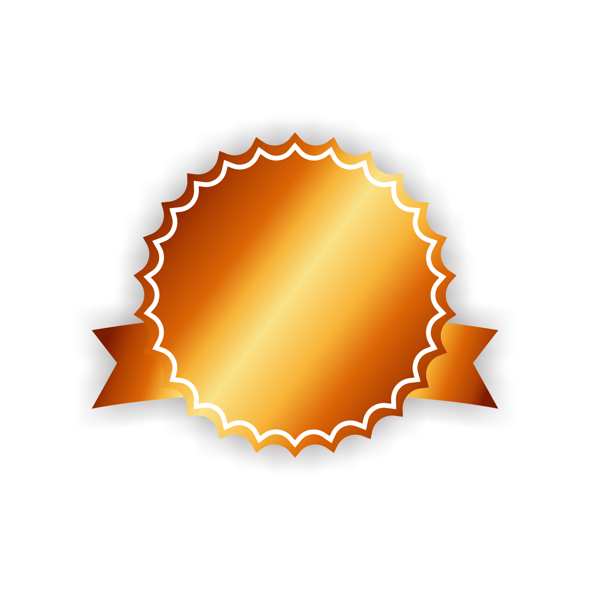 gold stamp label 34801573 PNG