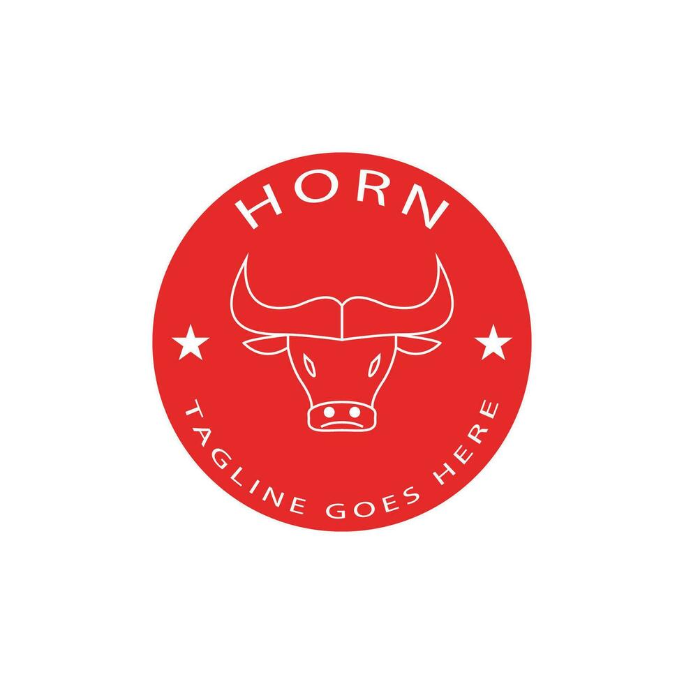 horn logo vector element and symbol design