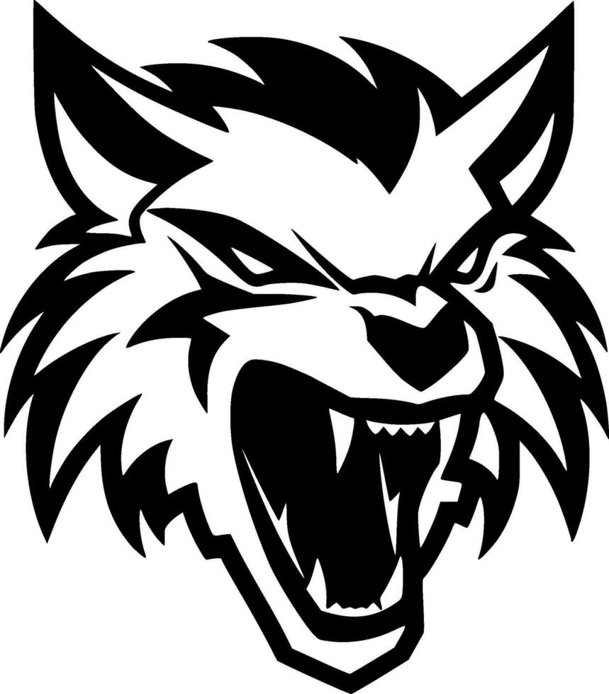 Wolf - Minimalist and Flat Logo - Vector illustration