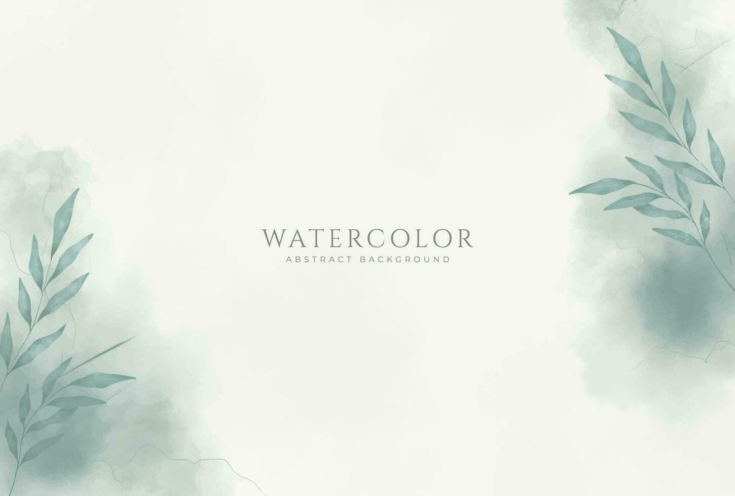 Abstract horizontal watercolor background. Neutral light colored empty space background illustration vector