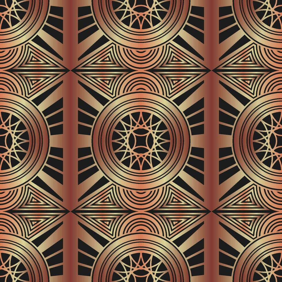 seamless pattern art deco background vector