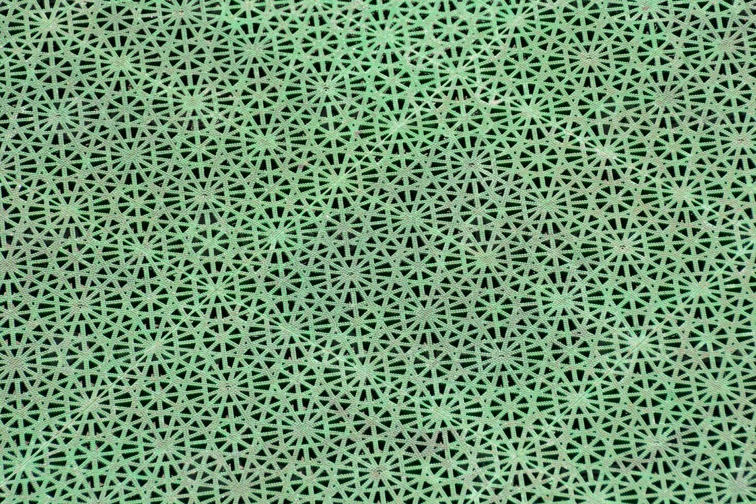a green and white patterned fabric photo