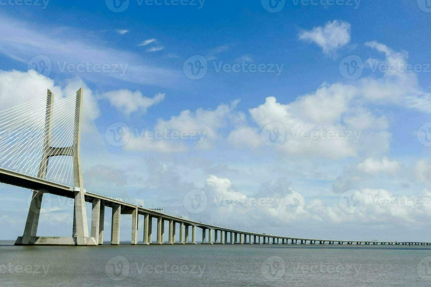 a long white bridge photo
