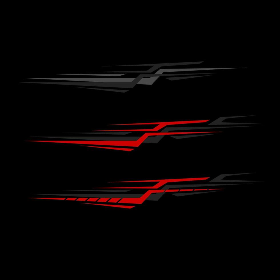 car body wrap livery decal design vector
