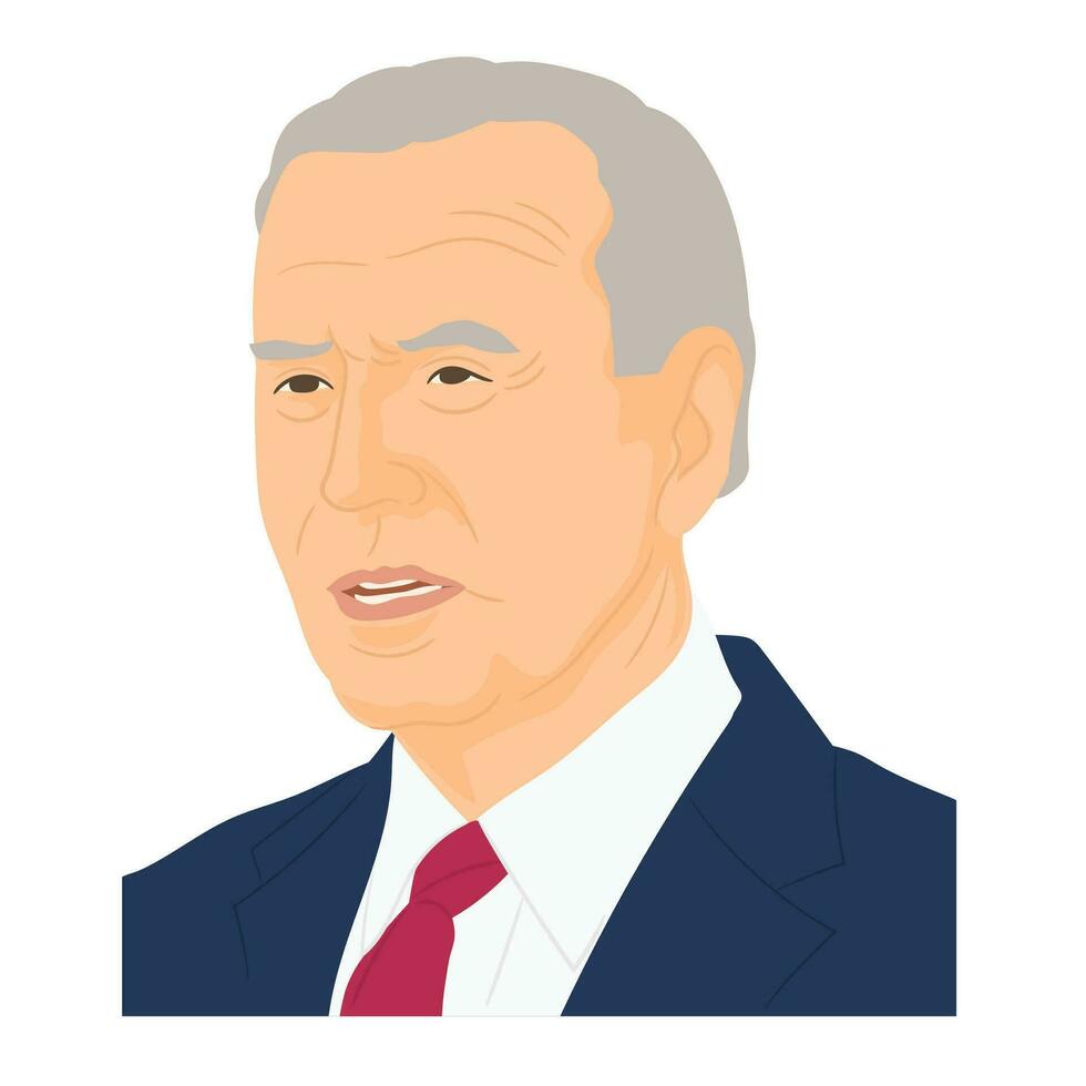 Joe Biden President of the United States vector