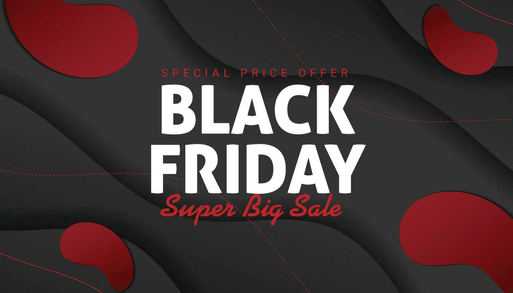 Black Friday sale banner. Social media vector illustration template for website and mobile website development, email and newsletter design, marketing material.