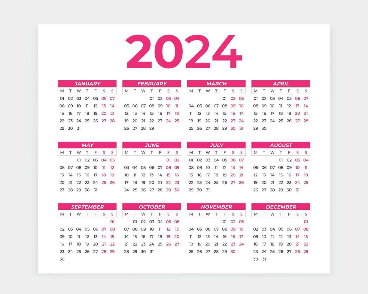 2024 calendario, calendario 2024, 2024, calendario diseño, calendario