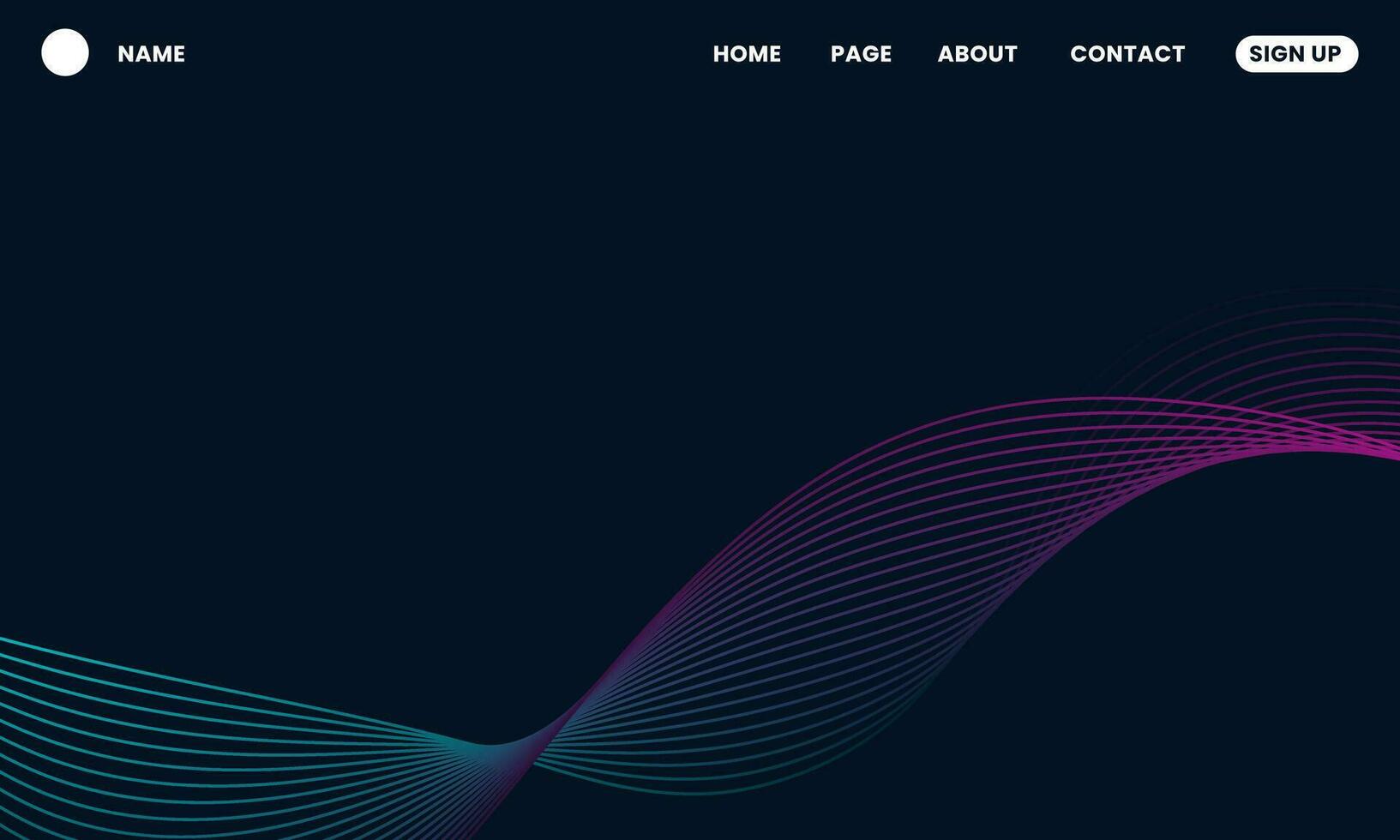 Modern wave abstract background in bright purple and blue colors. Very suitable for landing pages, banners, wallpapers, greetings, social media, and others. vector
