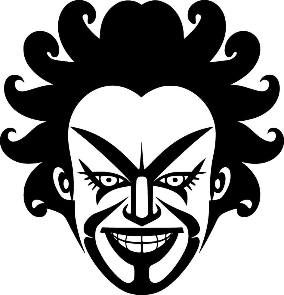 payaso - alto calidad vector logo - vector ilustración ideal para camiseta gráfico