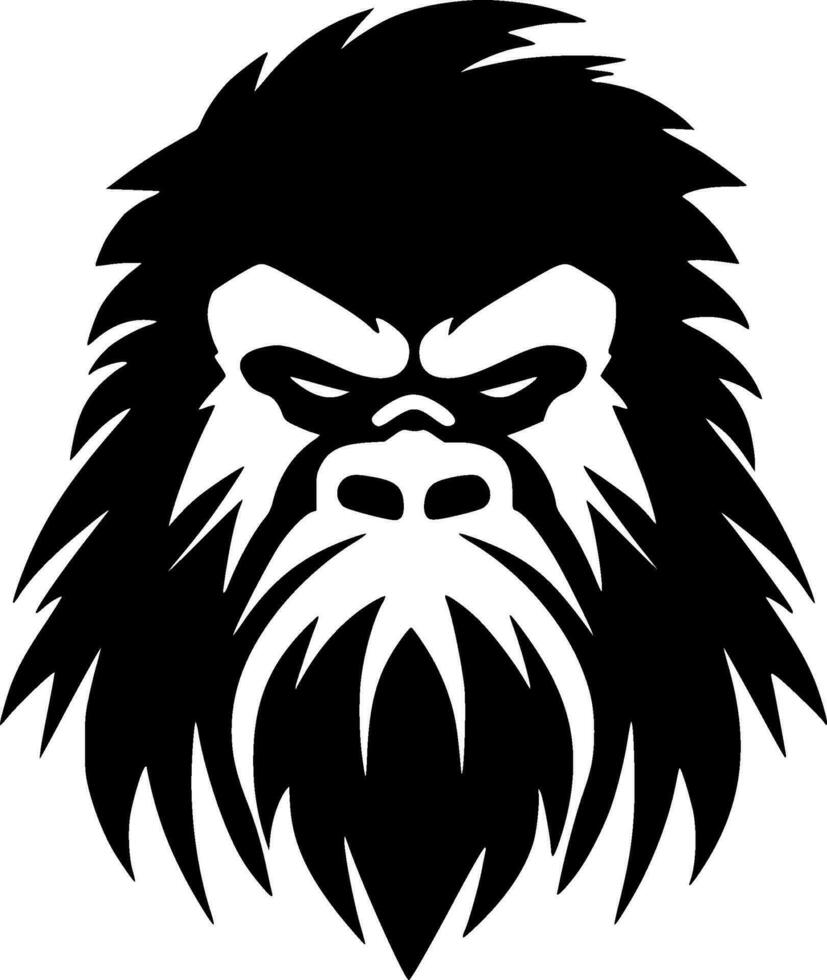 Bigfoot - Minimalist and Flat Logo - Vector illustration